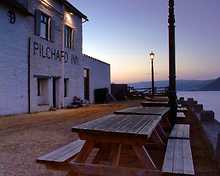 The Pilchard Inn restaurant, Burgh Island Hotel