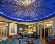 Palm Court Bar restaurant, Burgh Island Hotel