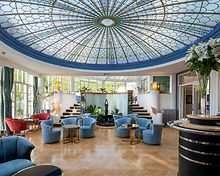 Palm Court Bar restaurant, Burgh Island Hotel