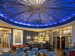 Palm Court Bar restaurant, Burgh Island Hotel