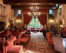 The Drawing Room restaurant, Langley Castle