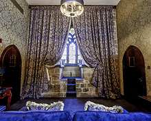 Deluxe room, Langley Castle