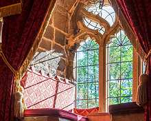 The Drawing Room restaurant, Langley Castle