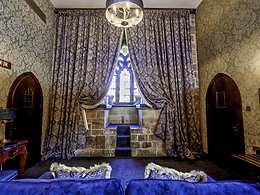 Deluxe room, Langley Castle