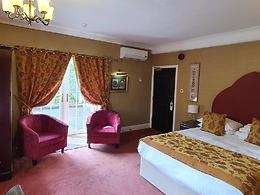 Castle View Lodge room, Langley Castle