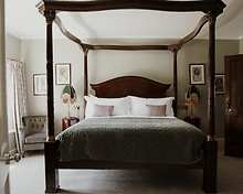 Lewtrenchard Manor - Four Poster King room Four Poster King room, Lewtrenchard Manor