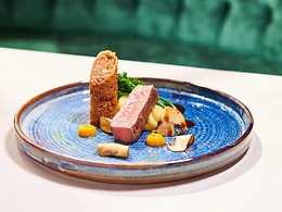 The Library restaurant, Matfen Hall Hotel