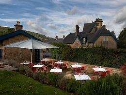 Garden Terrace restaurant, The Devonshire Arms at Beeley