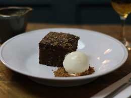 The Inn restaurant, The Devonshire Arms at Pilsley
