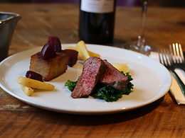 The Inn restaurant, The Devonshire Arms at Pilsley