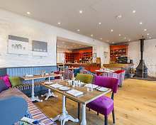The Brasserie and Bar restaurant, The Devonshire Arms Hotel & Spa