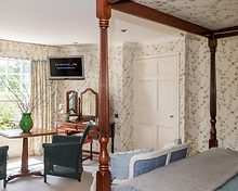 Four Poster Garden View room, The Eastbury Hotel