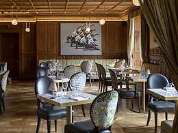 The Fleur de Lys Brasserie restaurant, The Wood Norton